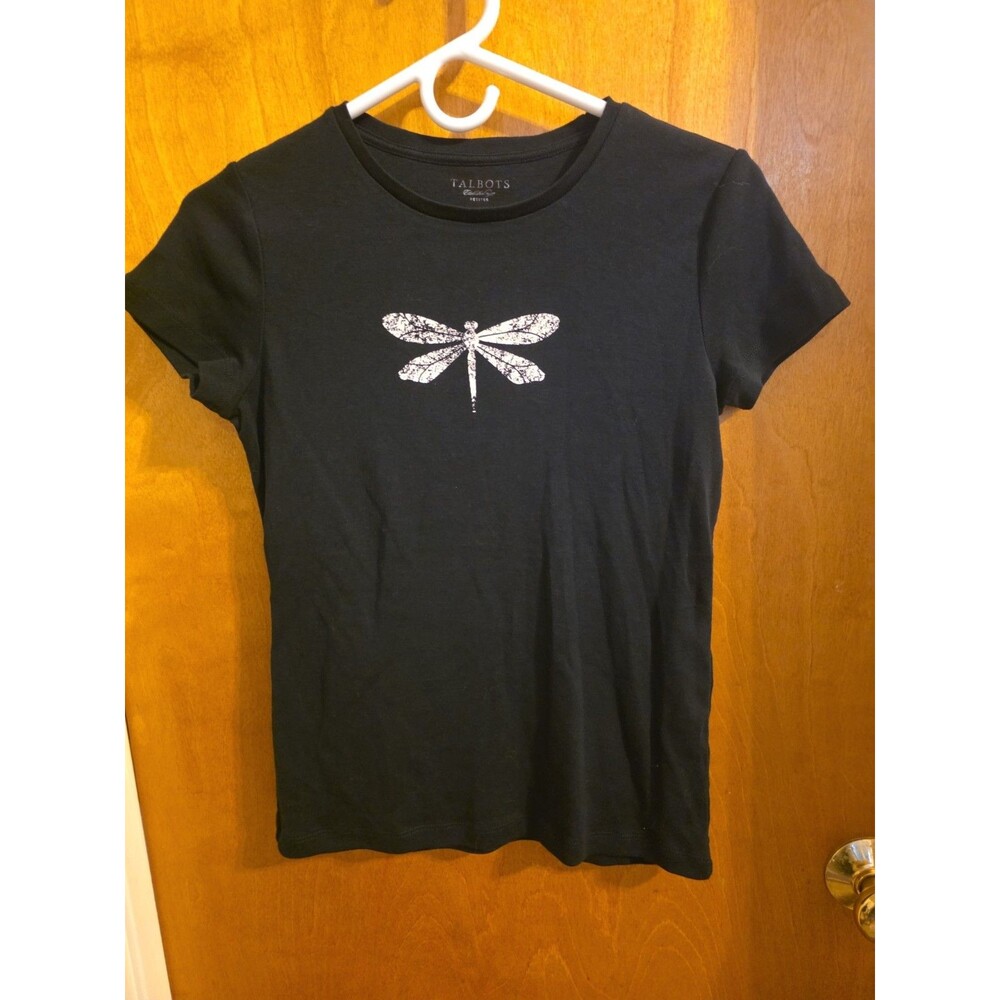 Miss Talbots p s dragonfly short sleeve soft t shirt